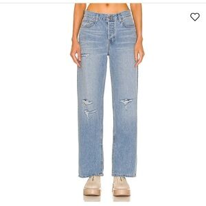 GRLFRND Liya Low Rise Boyfriend in solana straight